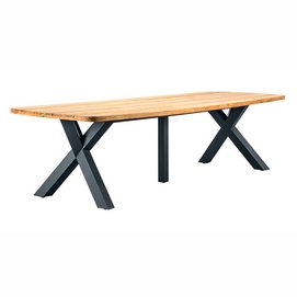 SUNS Atlanta tuintafel 300 x 105 cm Matt Royal Grey