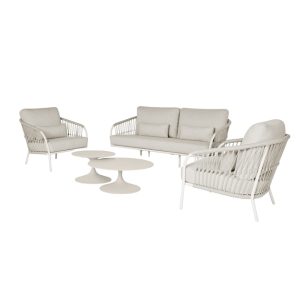 Suns Nappa sofa set incl. Nova lounge tafels 80 & 60 cm 5 delig