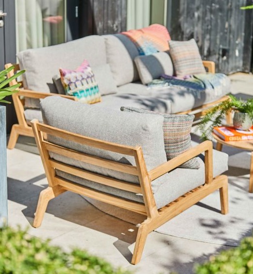 Suns Termoli Sofa Set Kleur: Natural Gravel Fabric - Afbeelding 3