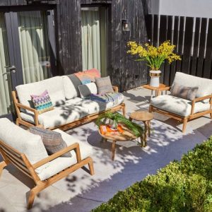 Suns Termoli Sofa Set Kleur: Natural Gravel Fabric