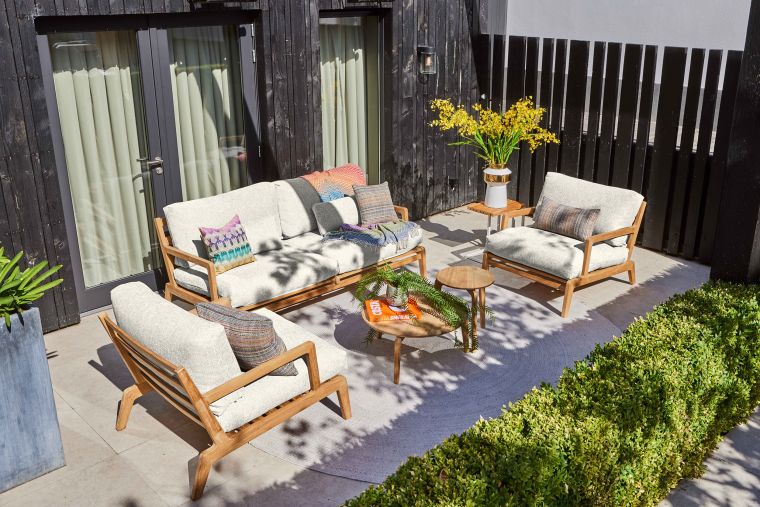 Suns Termoli Sofa Set Kleur: Natural Gravel Fabric