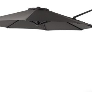 Tierra Outdoor Banús Parasol 350 cm rond charcoal