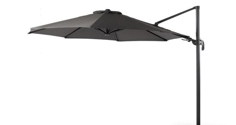 Tierra Outdoor Banús Parasol 350 cm rond charcoal