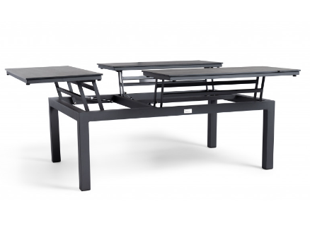 Tierra Outdoor Flip-Up koffietafel Trespa Antraciet - Afbeelding 3
