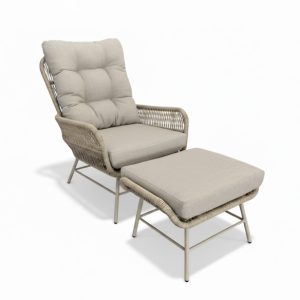Tierra Outdoor Levante bistro set 2 delig Champagne