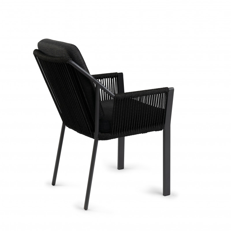 Tierra Outdoor Liv Dining Chair black - Afbeelding 2