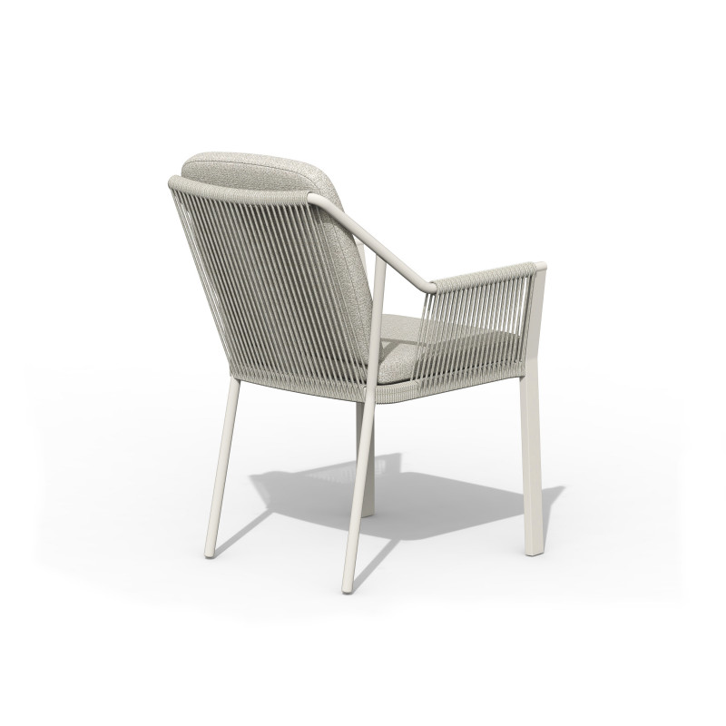 Tierra Outdoor Liv Dining Chair Creme White - Afbeelding 2