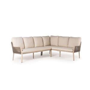 Tierra Outdoor dining set Liv model Rechts champagne