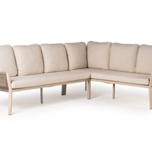 Tierra Outdoor dining set Liv model Rechts champagne