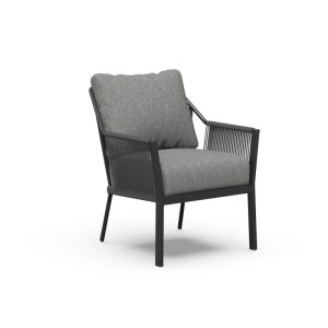 Tierra Outdoor Liv low Dining Chair charcoal