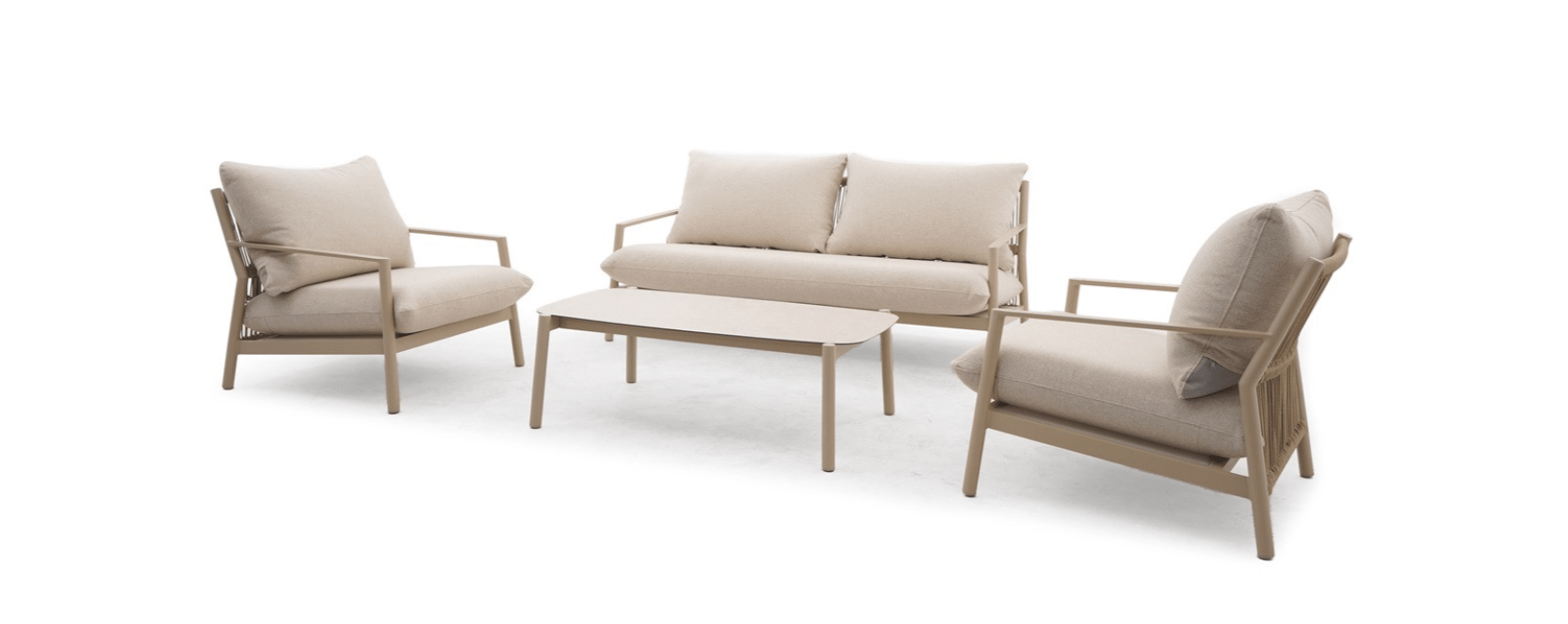 Tierra Outdoor Monti lounge sofa set Champagne - Afbeelding 2