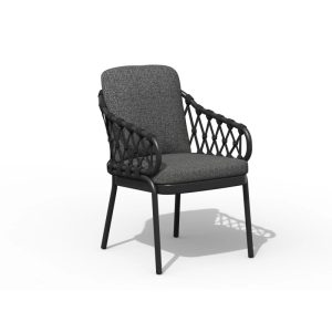 Tierra Outdoor Natal dining chair Charcoal