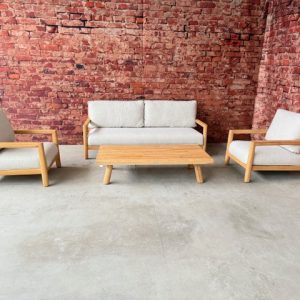 Tierra Outdoor Oasis sofa set Teak 4 delig
