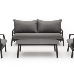 Tierra Outdoor Monti lounge sofa set Charcoal