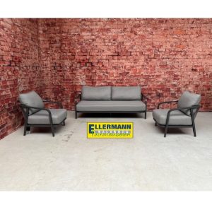 Tierra Outdoor PEP Sofa set 3 delig Charcoal