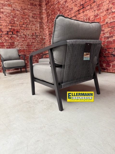 Tierra Outdoor PEP Sofa set 3 delig Charcoal - Afbeelding 2