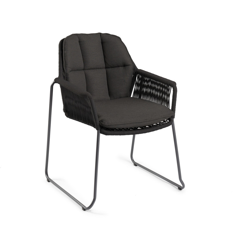 Tierra Outdoor Rivera Dining Chair Black
