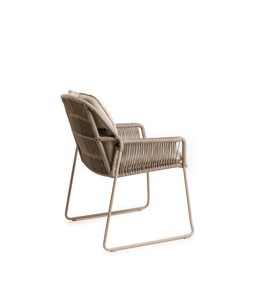 Tierra Outdoor Rivera dining chair Champagne - Afbeelding 2