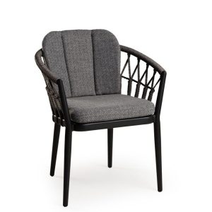 Tierra Outdoor Santafe dining chair Charcoal