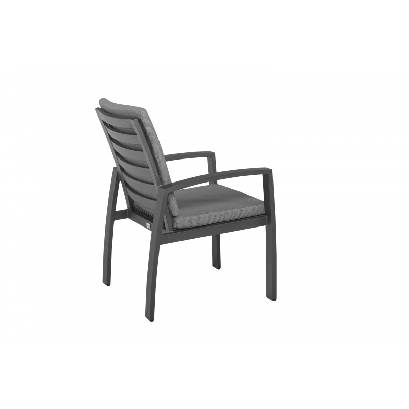 Tierra Outdoor Valencia Dining Chair Charcoal - Afbeelding 2