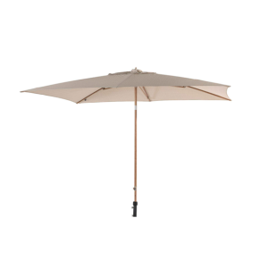 4 Seasons Outdoor Azzurro 2x3m stokparasol frame Woodlook doek Sand