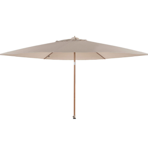 4 Seasons Outdoor Azzurro 3m rond stokparasol frame Woodlook doek Sand